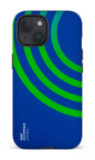 iPhone 15 Tough (Matte) Parc Olympique - Logo Bleu -