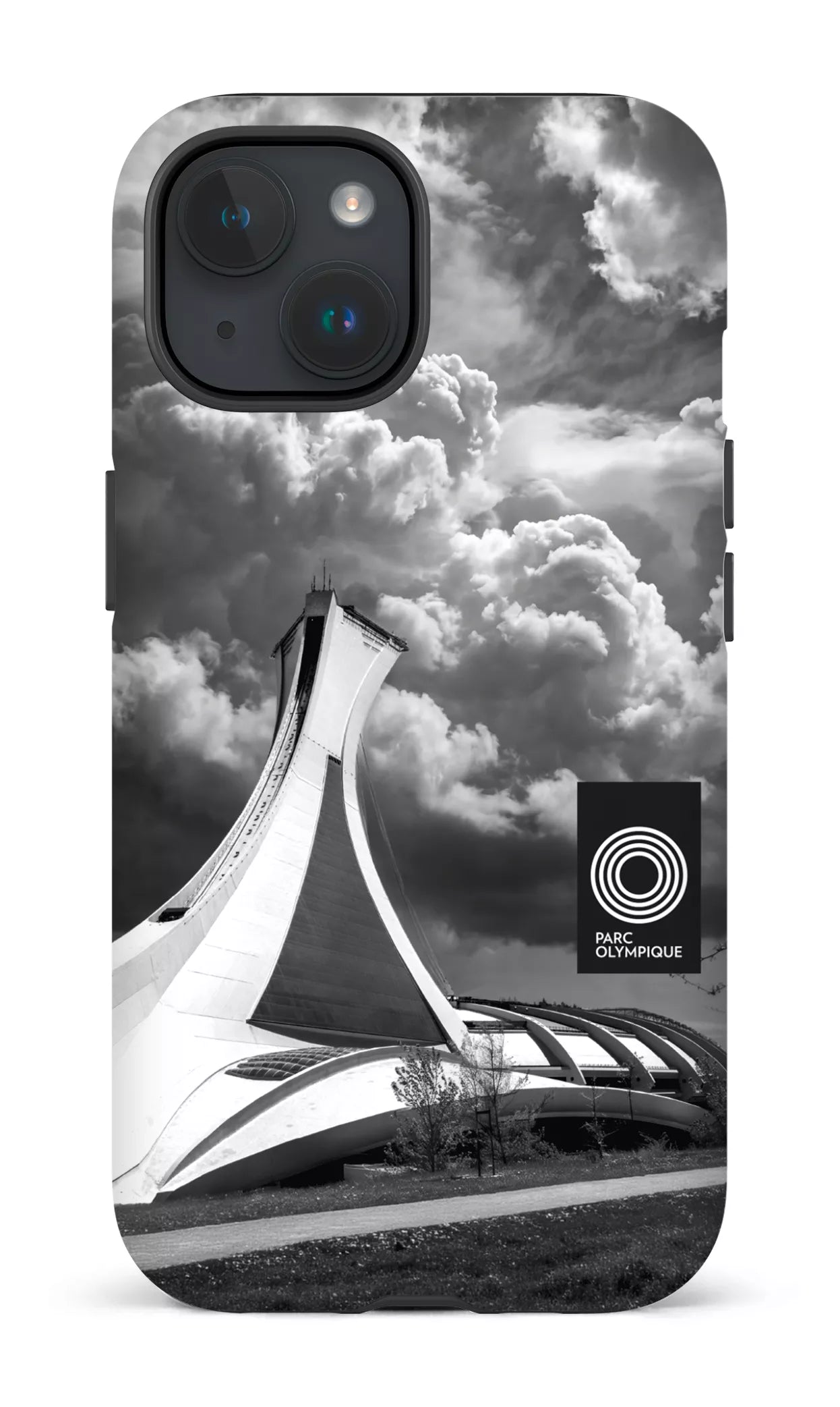 iPhone 15 Tough (Matte) Parc Olympique - Photo Tour -