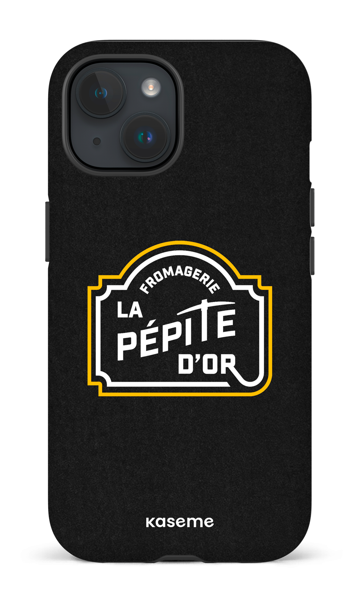 iPhone 15 Tough (Matte) Pépite Noir -