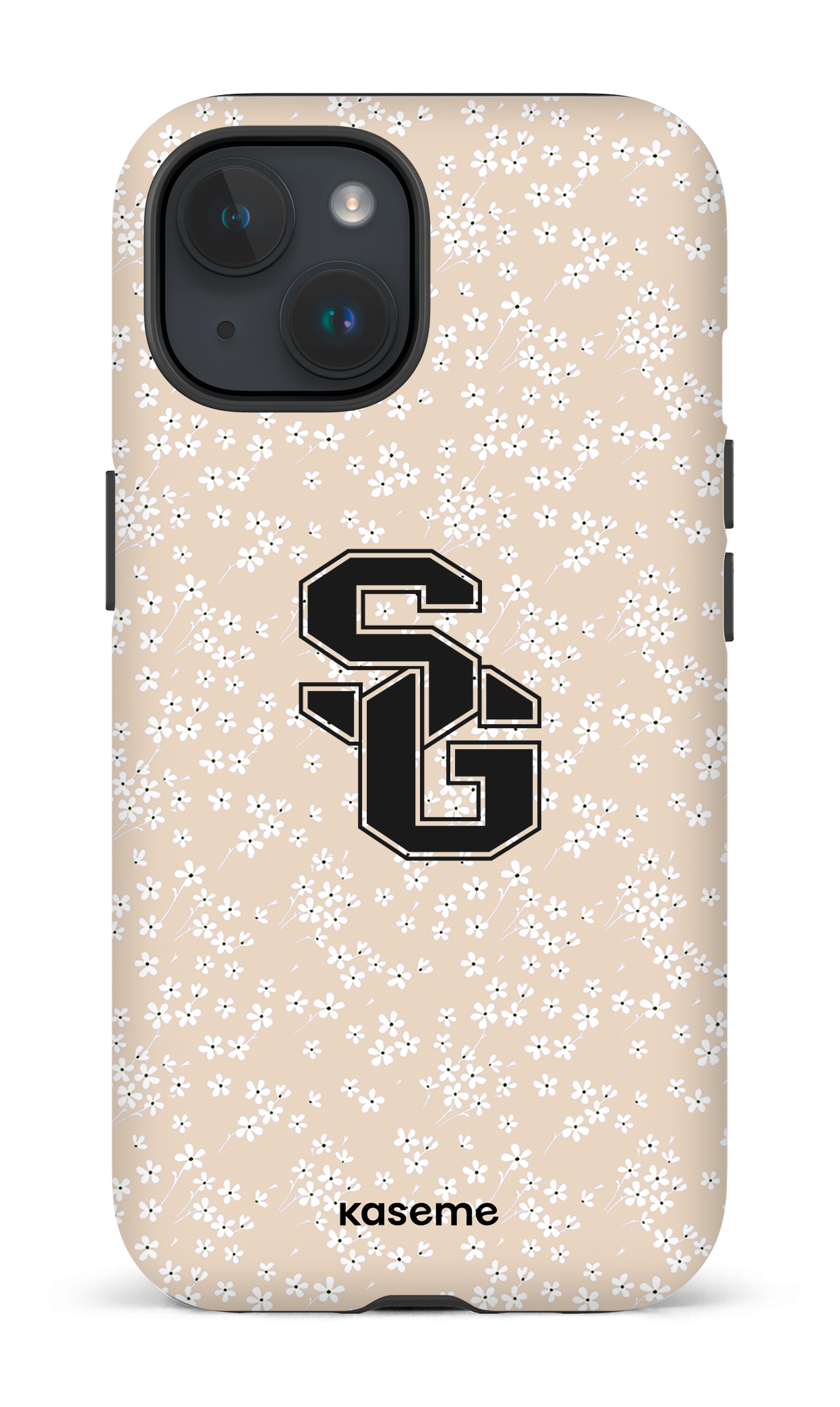 iPhone 15 Tough (Matte) Posy Beige x Dragons -