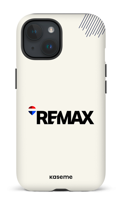 iPhone 15 Tough (Matte) Remax Crème -