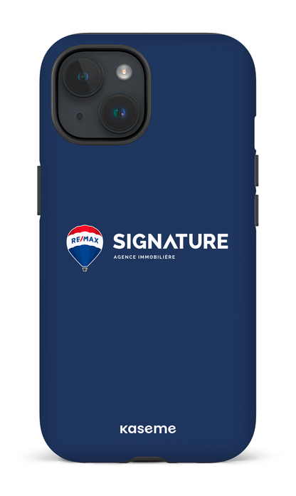 iPhone 15 Tough (Matte) Remax Signature Bleu -