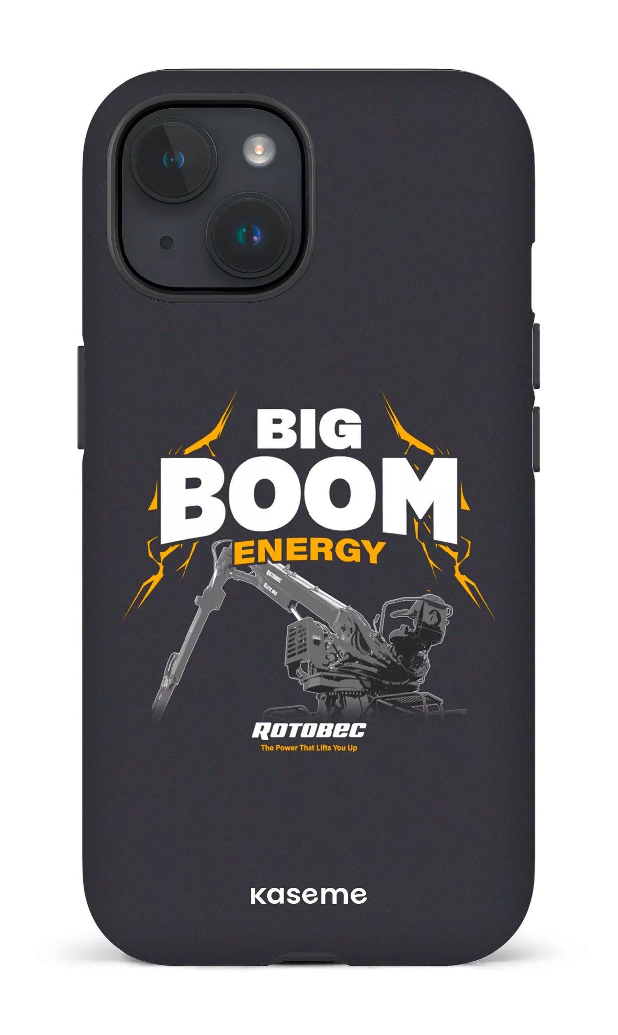 iPhone 15 Tough (Matte) Rotobec "Big Boom Energy" -