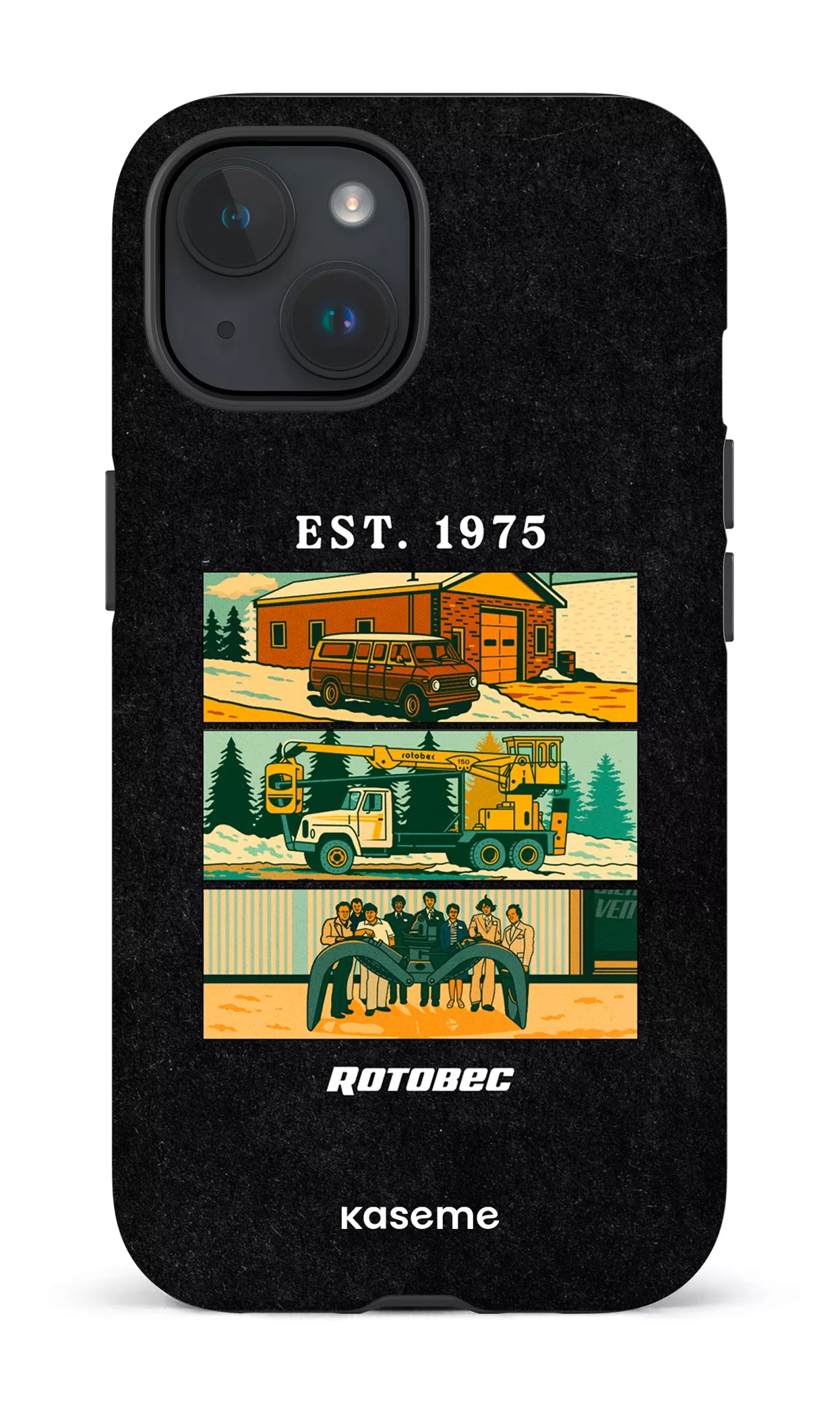 iPhone 15 Tough (Matte) Rotobec Est. 1975 -