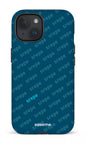 iPhone 15 Tough (Matte) SREPE Pattern Bleu x Turquoise -