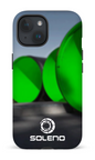 iPhone 15 Tough (Matte) Soleno gros tuyaux vert -