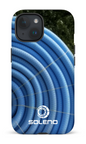 iPhone 15 Tough (Matte) Soleno tuyau bleu -