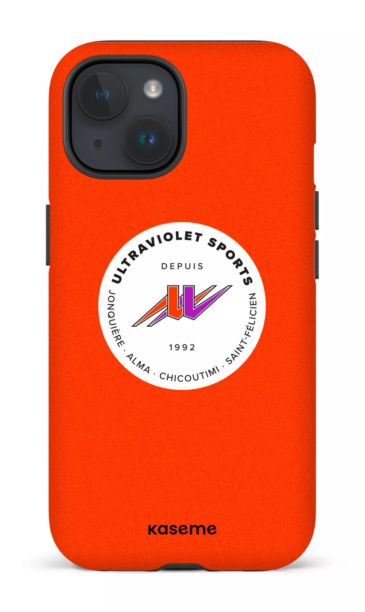iPhone 15 Tough (Matte) UltraViolet - Orange -