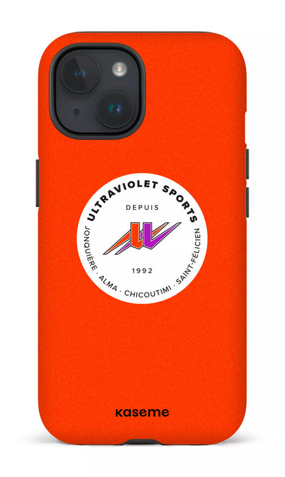 iPhone 15 Tough (Matte) UltraViolet - Orange -