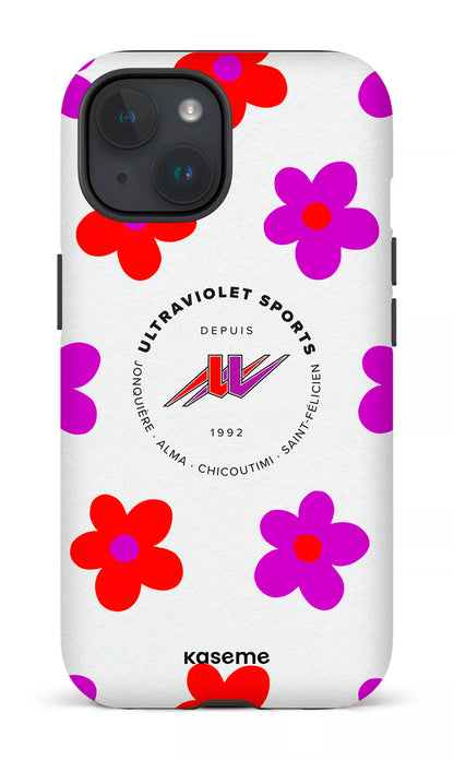 iPhone 15 Tough (Matte) UltraViolet Fleurs -