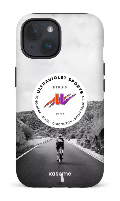 iPhone 15 Tough (Matte) UltraViolet Vélo -