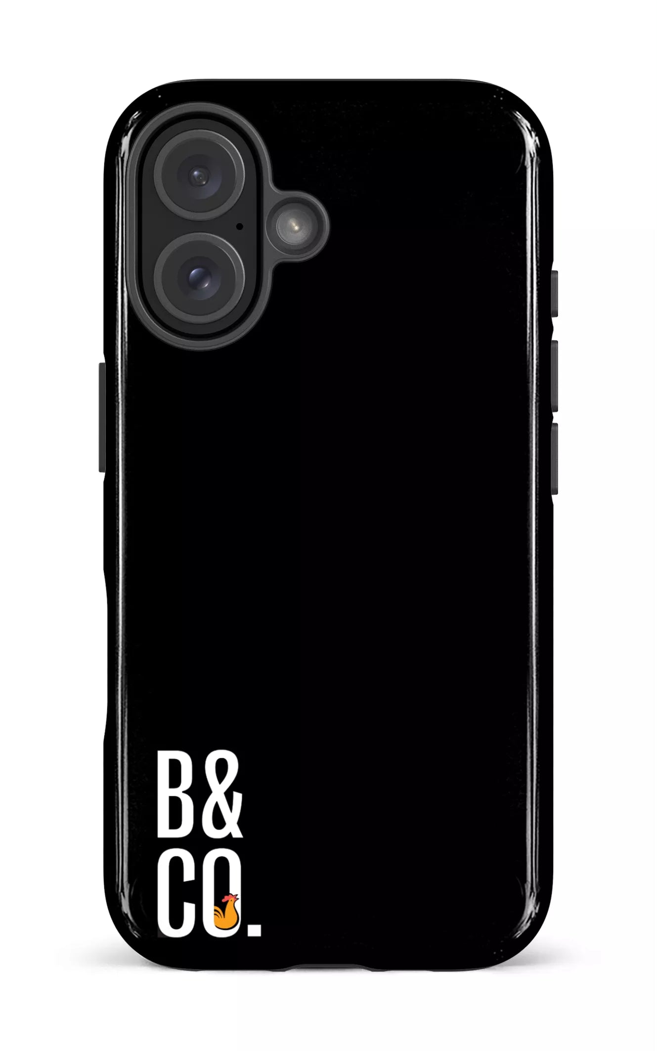iPhone 16 Impact Case B&Co Noir -