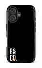 iPhone 16 Impact Case B&Co Noir -
