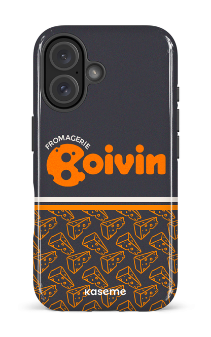 iPhone 16 Impact Case Boivin Gris x Fromages -