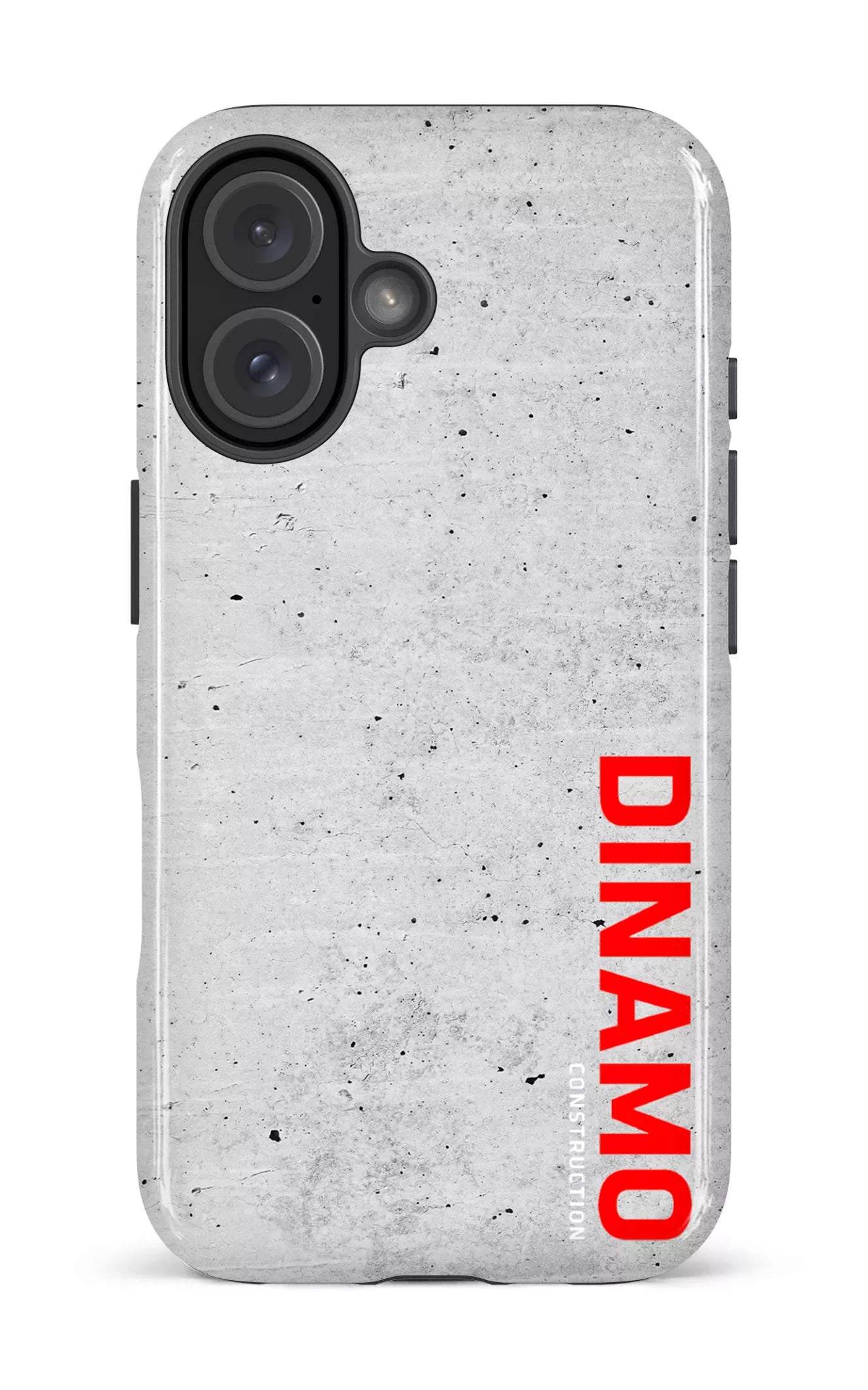 iPhone 16 Impact Case Dinamo Gris x Logo Rouge -