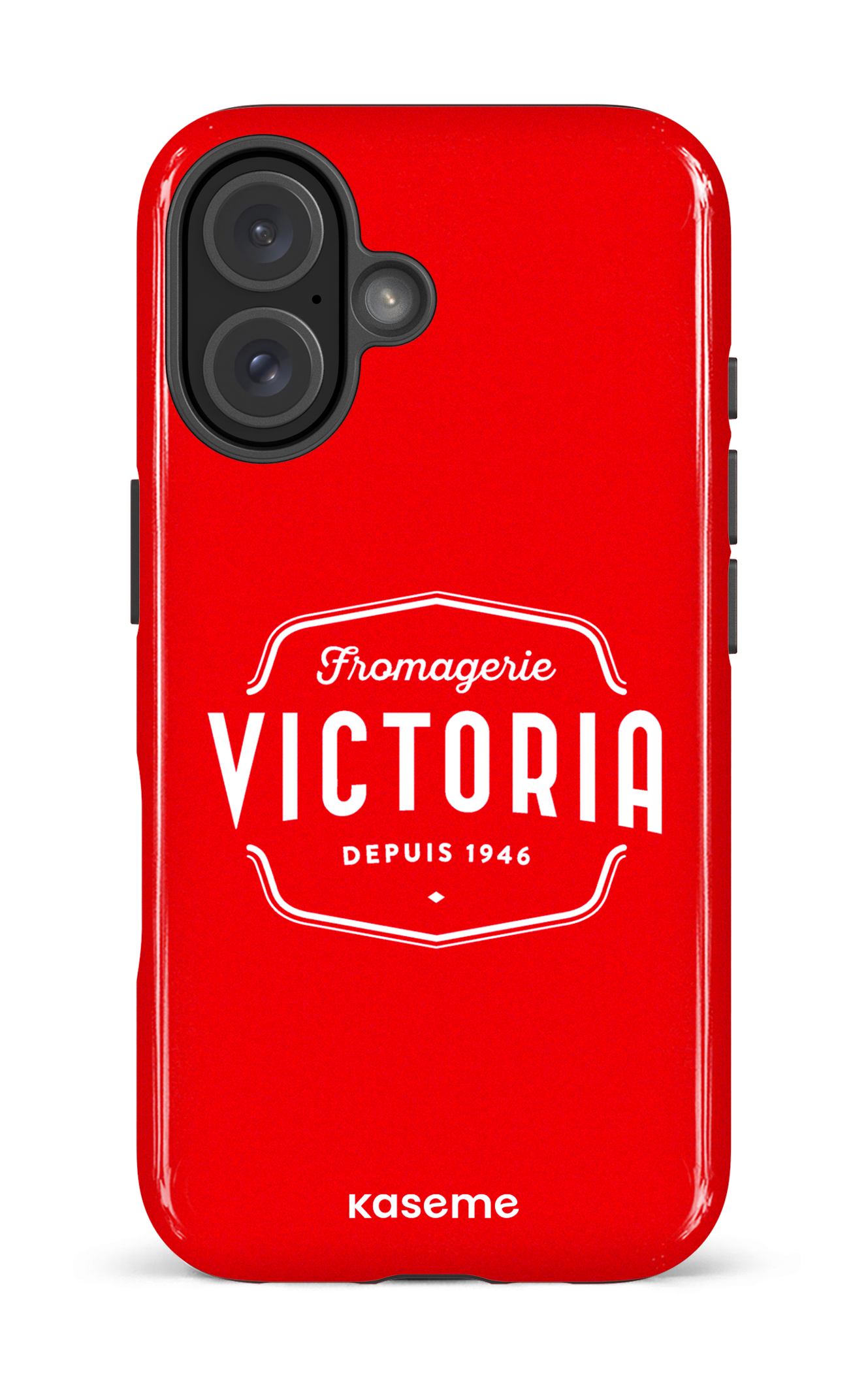 iPhone 16 Impact Case Fromagerie Victoria Rouge -
