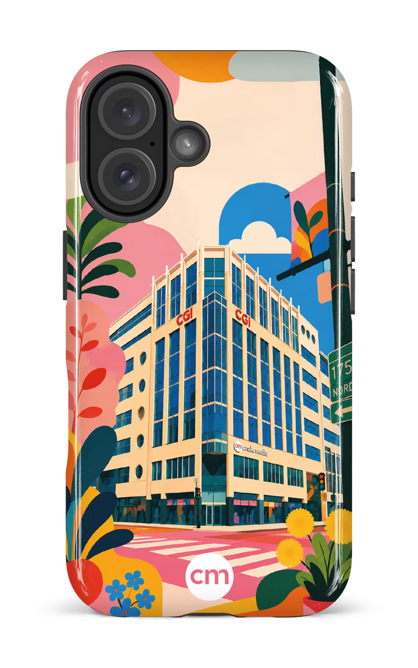 iPhone 16 Impact Case Funky Building Crakmedia -