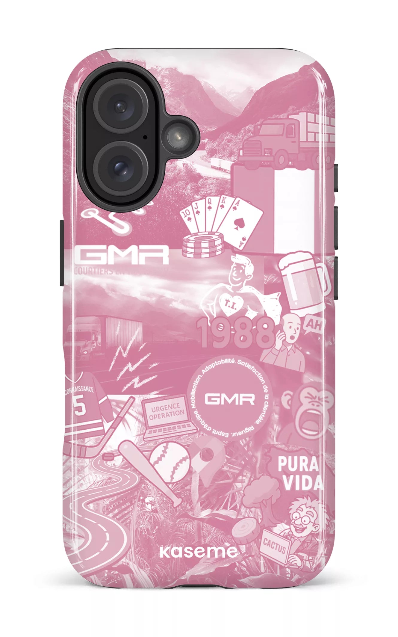 iPhone 16 Impact Case GMR Collage Rose -