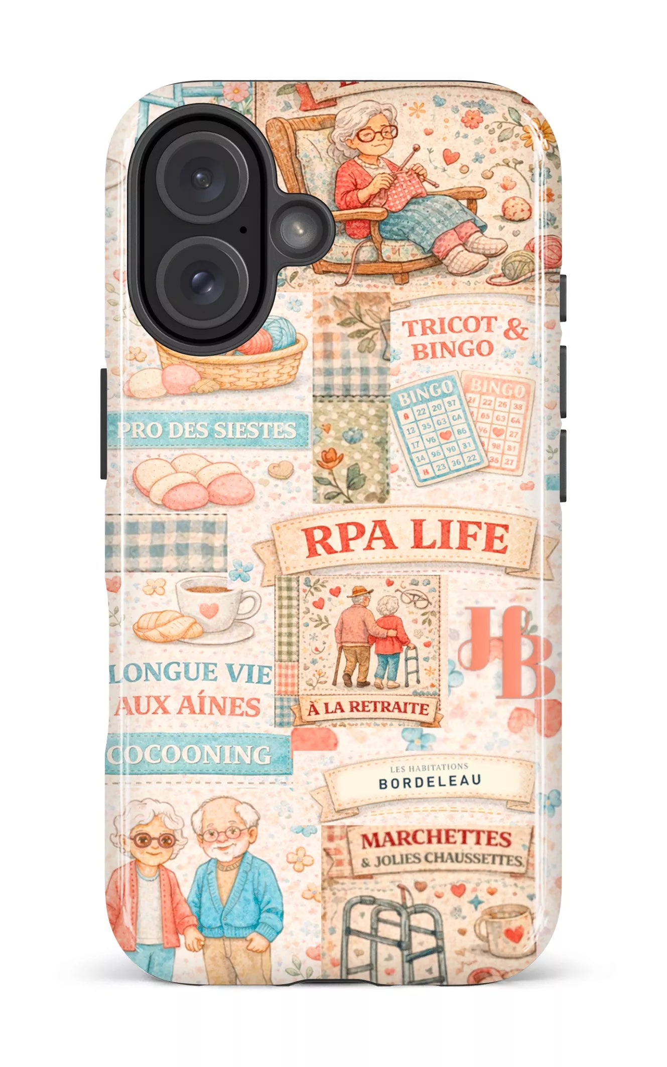 iPhone 16 Impact Case HB Courtepointe -