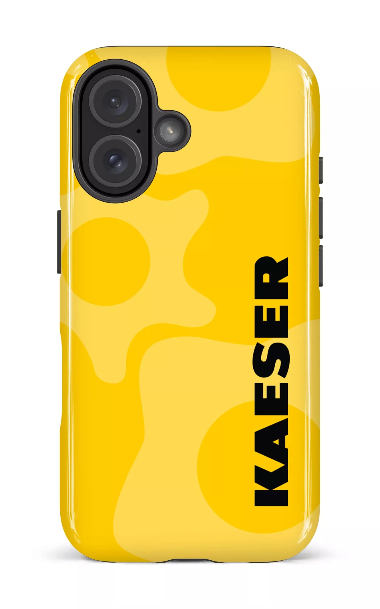 iPhone 16 Impact Case Kaeser Gear Jaune -