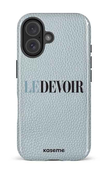 iPhone 16 Impact Case Le Devoir Gris -