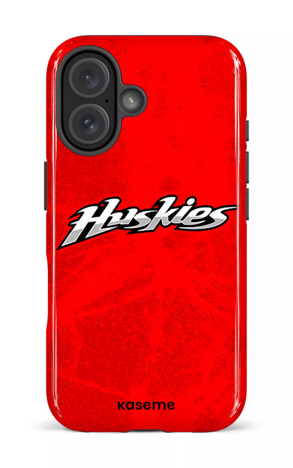 iPhone 16 Impact Case Les Huskies Rouge -