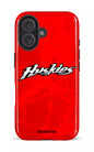 iPhone 16 Impact Case Les Huskies Rouge -