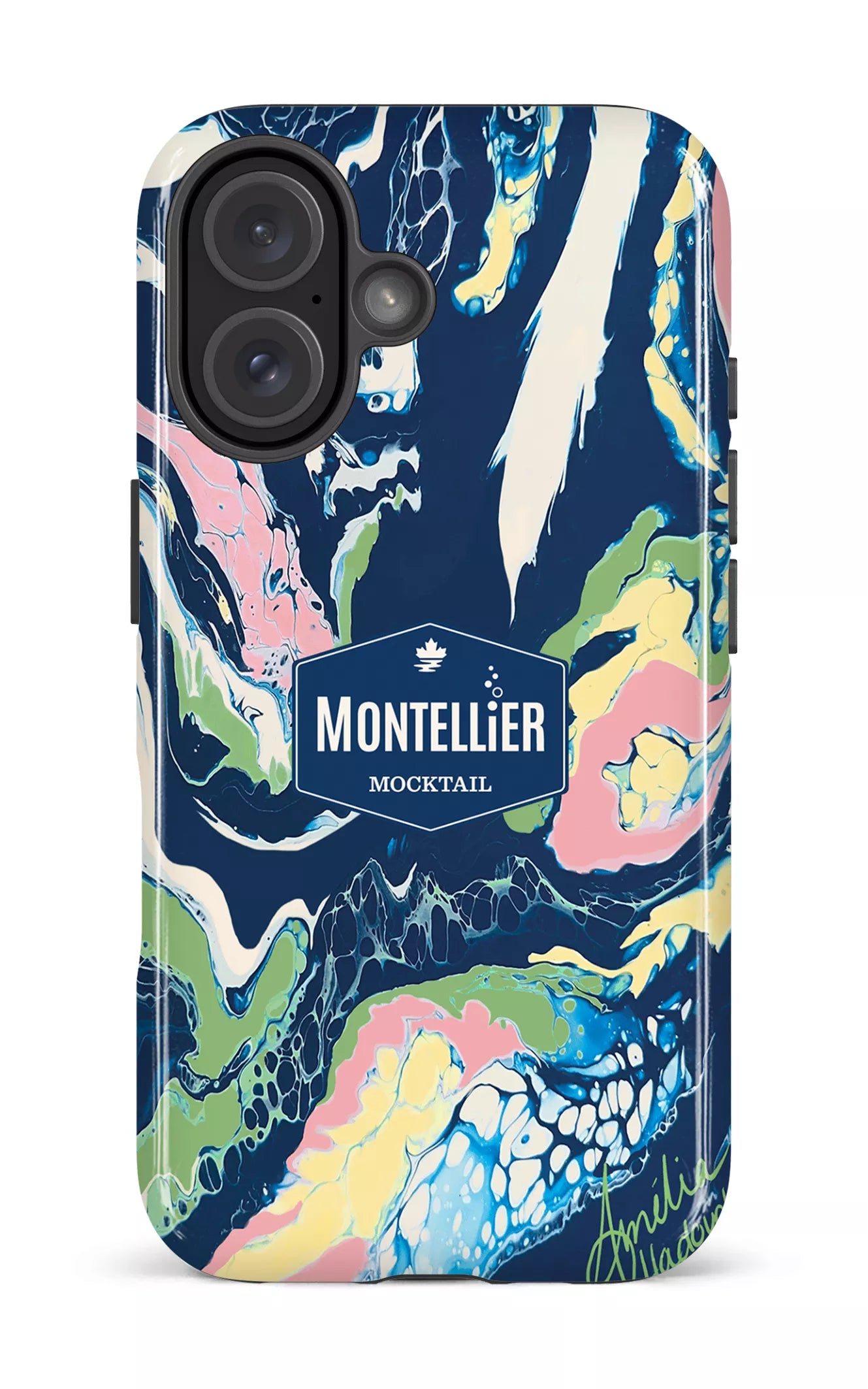 iPhone 16 Impact Case Montellier Mocktail x Amélia Hadouchi -