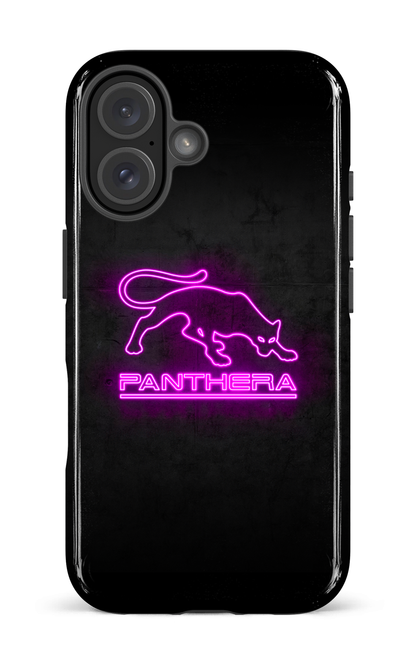 iPhone 16 Impact Case Panthera Logo Neon -