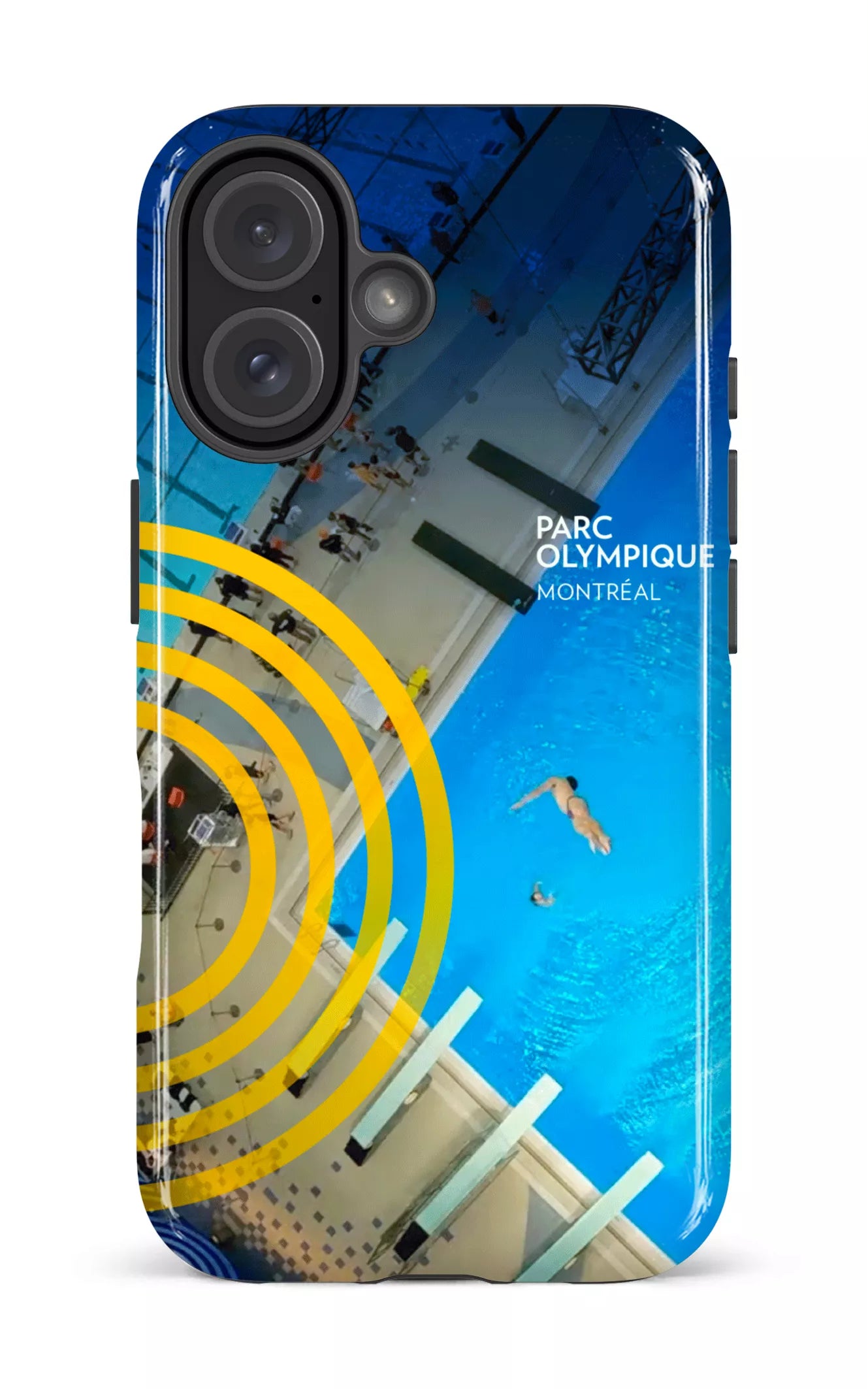 iPhone 16 Impact Case Parc Olympique - Lieu Plongeon -