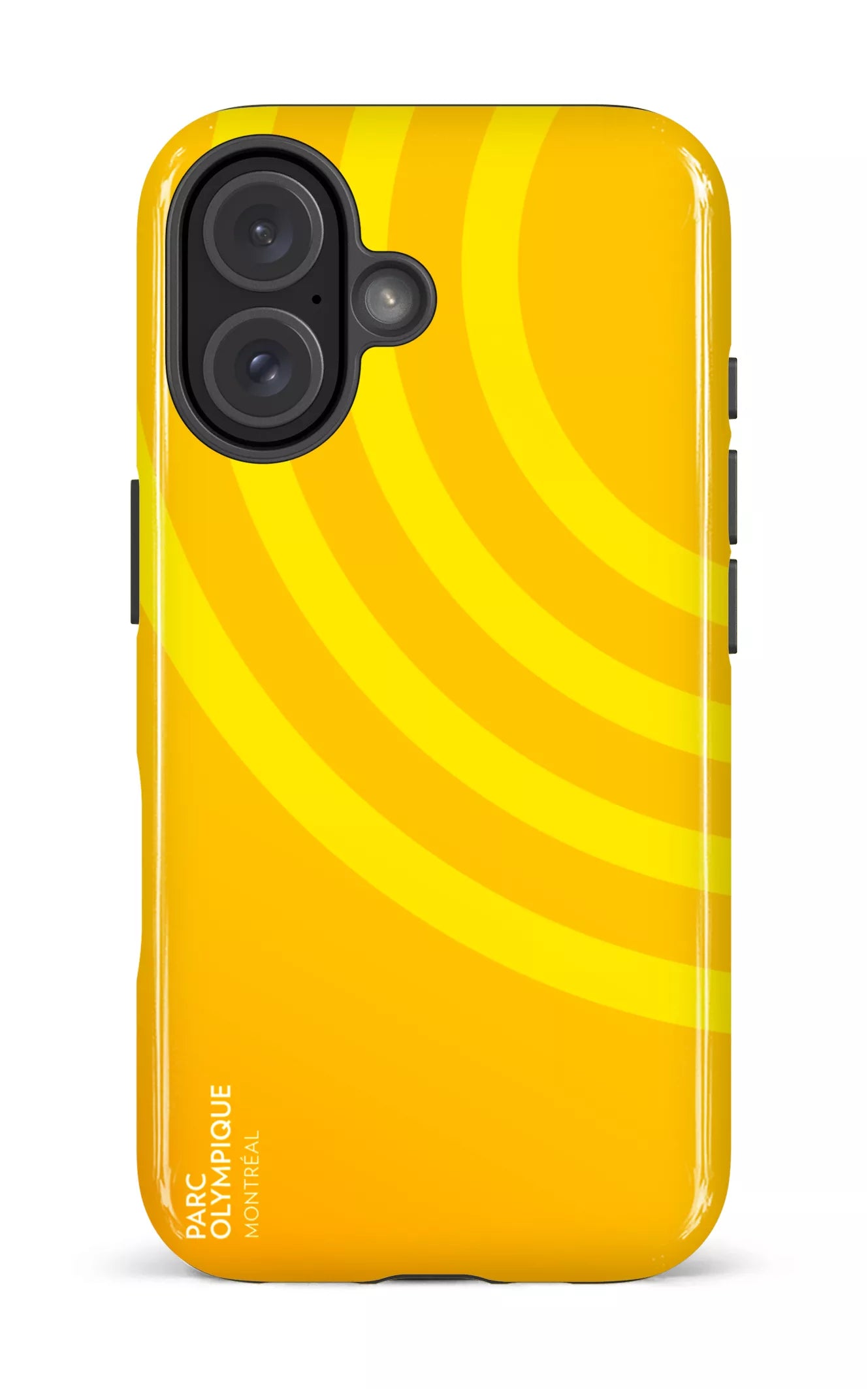 iPhone 16 Impact Case Parc Olympique - Logo Jaune -