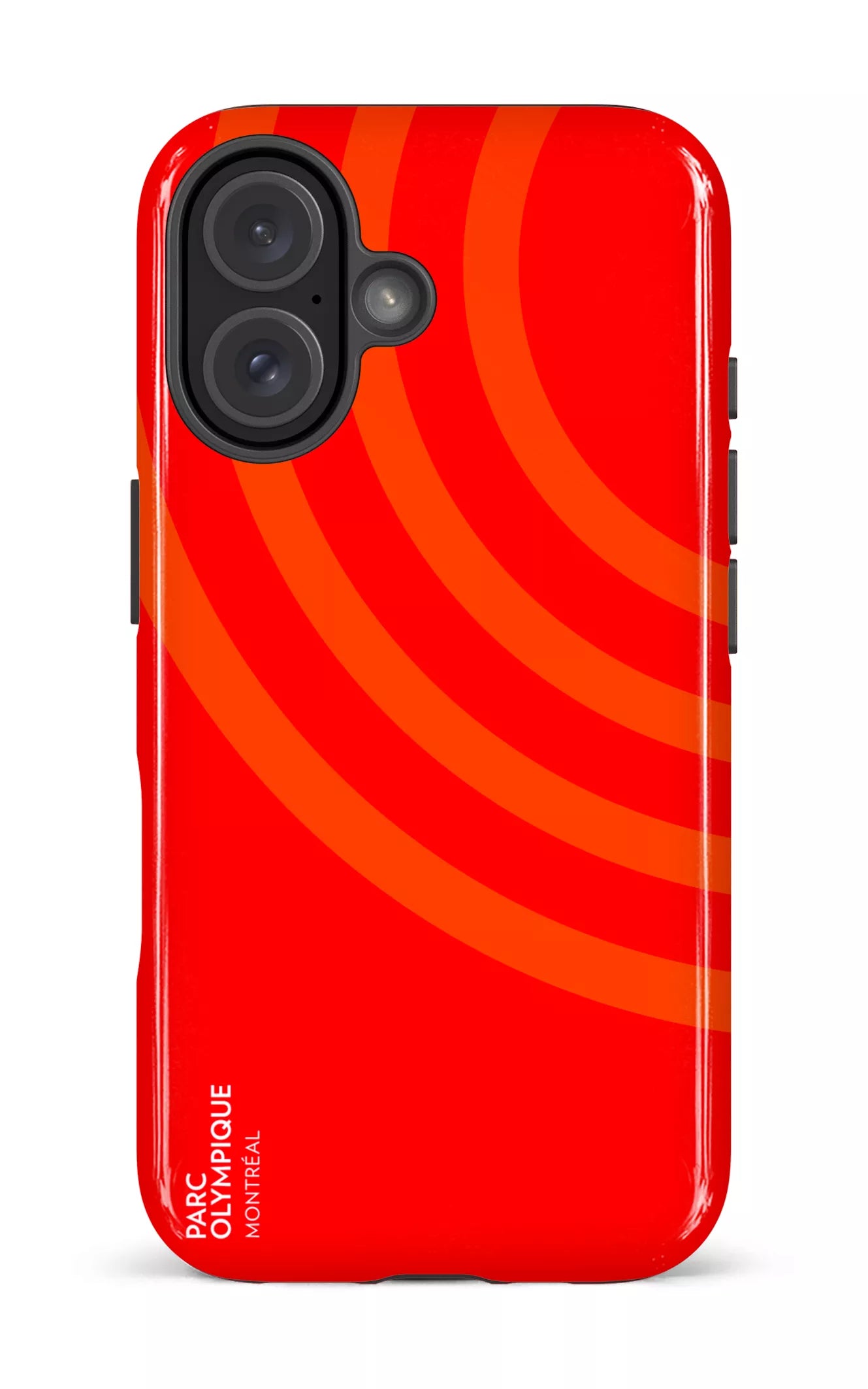 iPhone 16 Impact Case Parc Olympique - Logo Rouge -