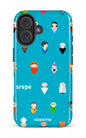 iPhone 16 Impact Case Personnages Turquoise -
