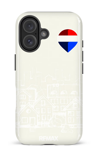 iPhone 16 Impact Case Remax Sketch Beige -