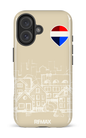 iPhone 16 Impact Case Remax Sketch Crème -