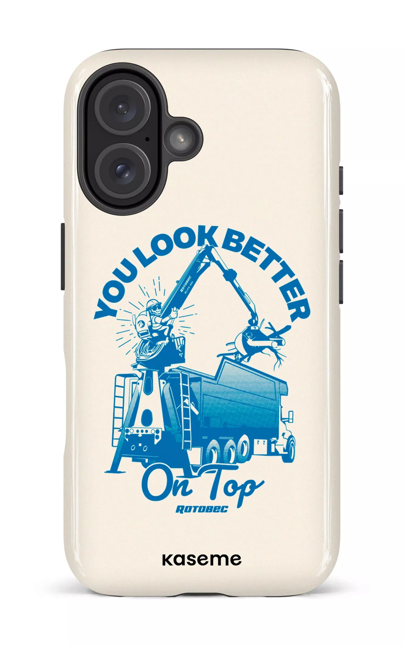 iPhone 16 Impact Case Rotobec Beige -
