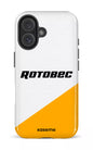 iPhone 16 Impact Case Rotobec Blanc et Jaune -