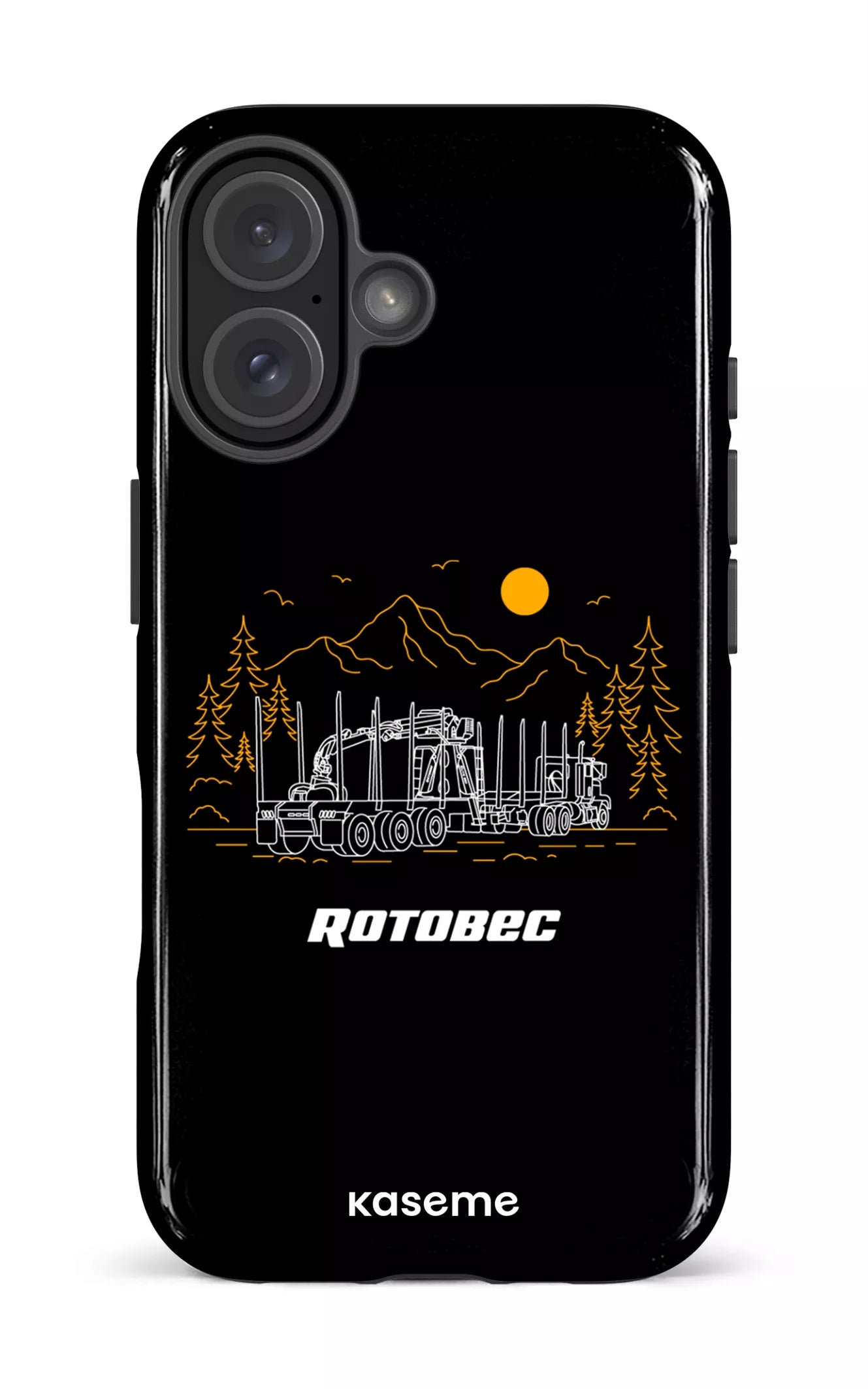iPhone 16 Impact Case Rotobec Noir -