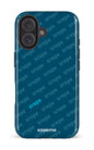 iPhone 16 Impact Case SREPE Pattern Bleu x Turquoise -