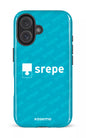 iPhone 16 Impact Case SREPE Pattern Turquoise -