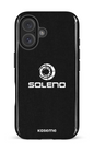 iPhone 16 Impact Case Soleno Noir -