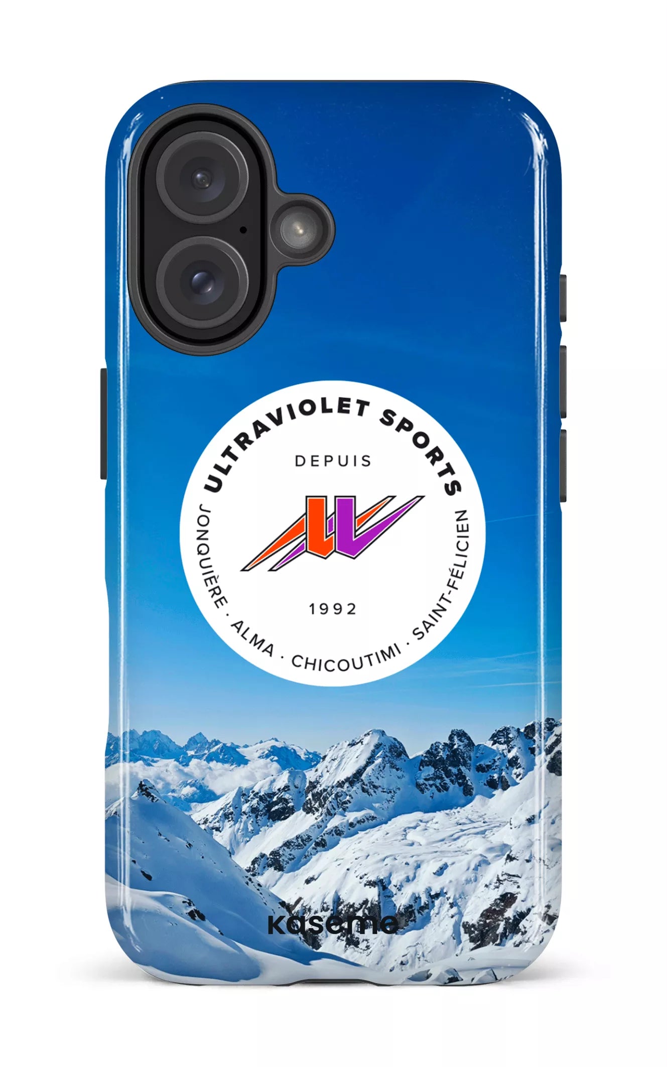 iPhone 16 Impact Case UltraViolet Montagnes -