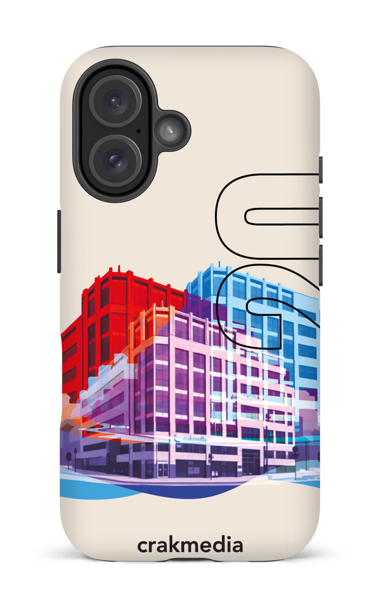 iPhone 16 Impact (Matte) Building Crakmedia -