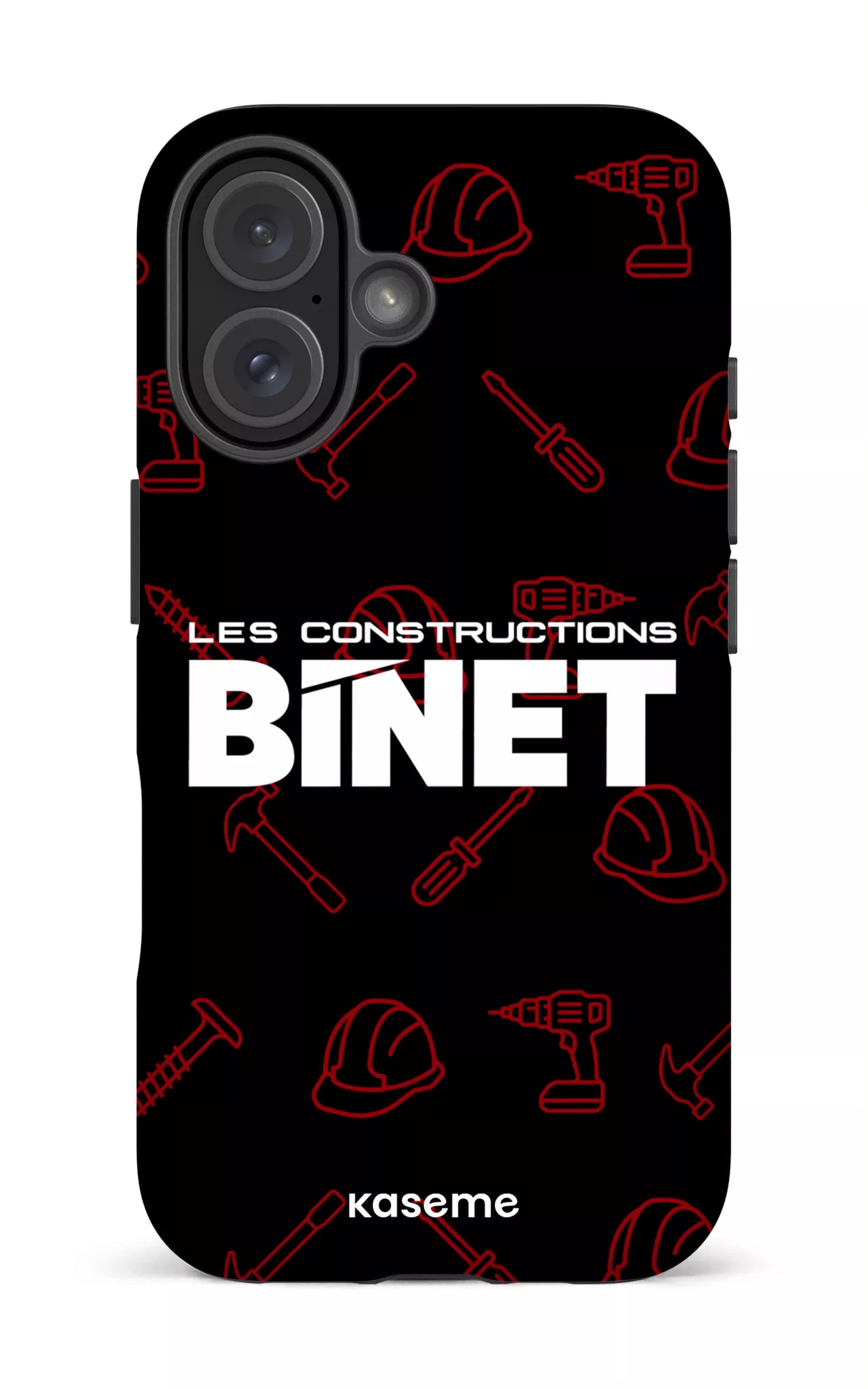 iPhone 16 Impact (Matte) Constructions Binet Noir -