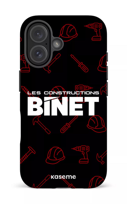 iPhone 16 Impact (Matte) Constructions Binet Noir -