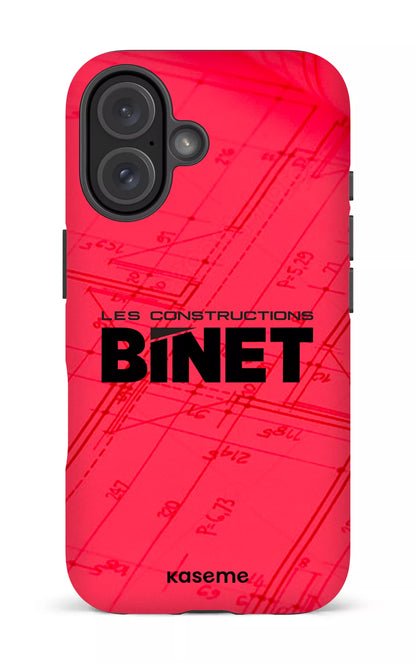 iPhone 16 Impact (Matte) Constructions Binet Rouge -