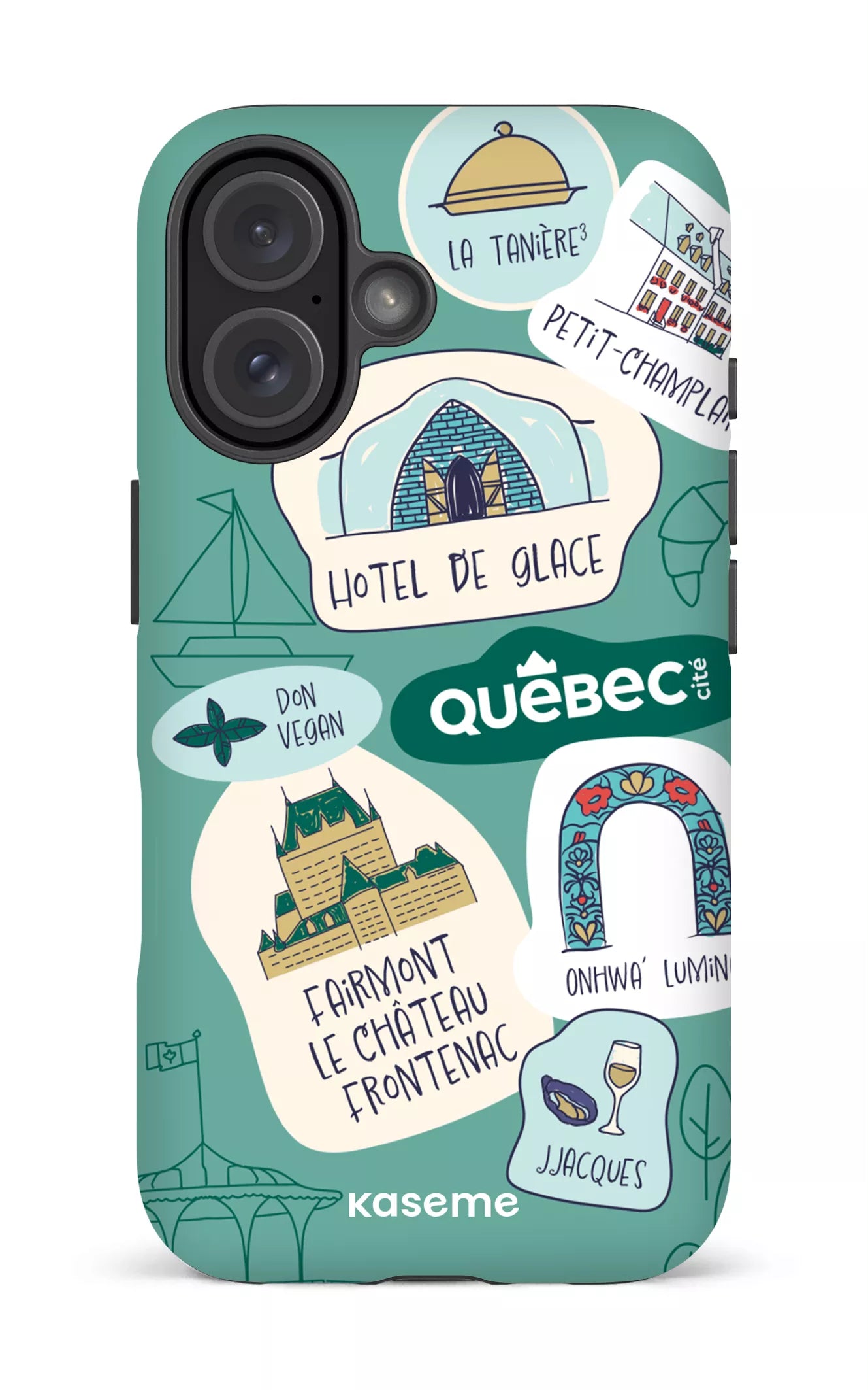 iPhone 16 Impact (Matte) Explorez Québec -