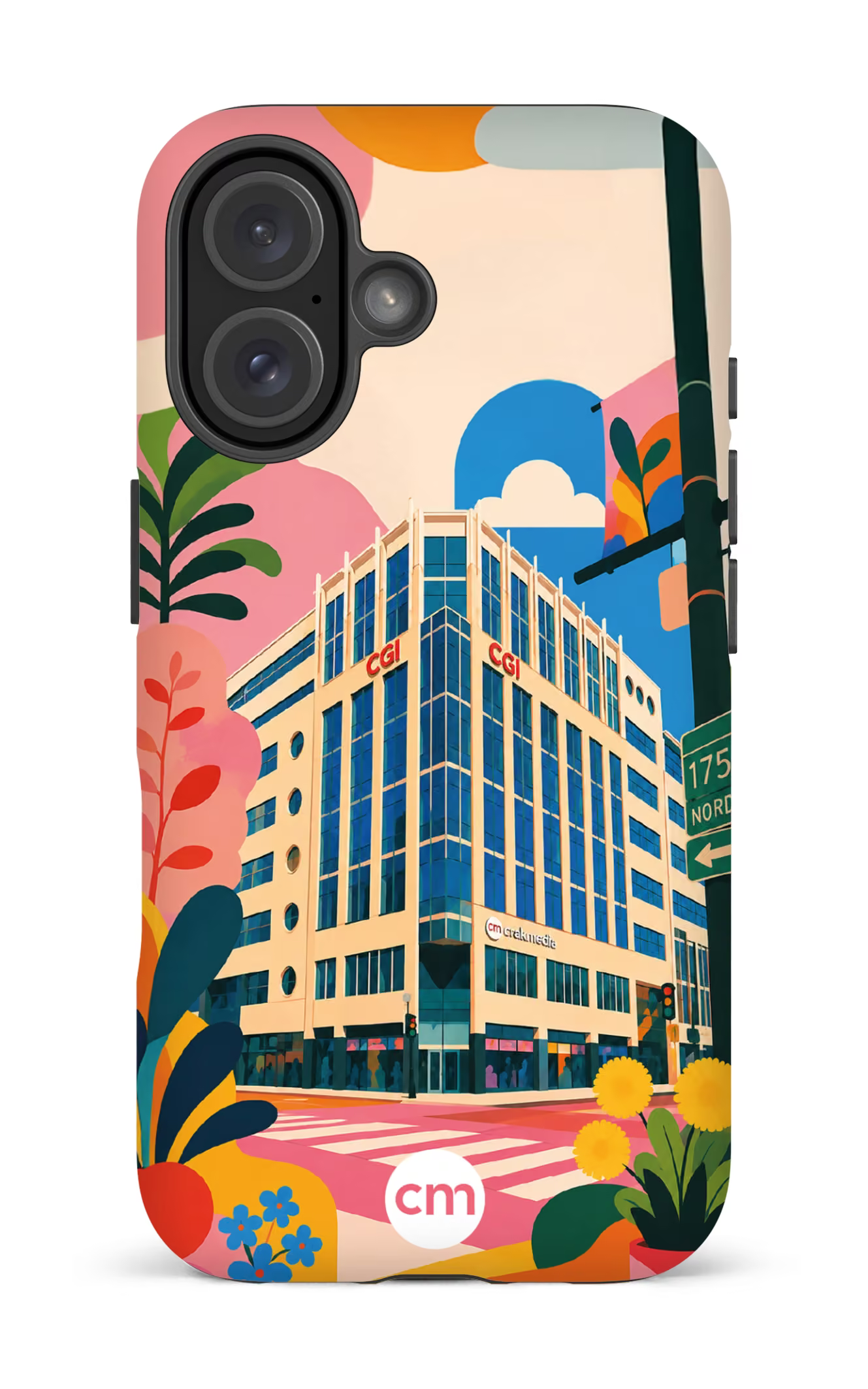 iPhone 16 Impact (Matte) Funky Building Crakmedia -