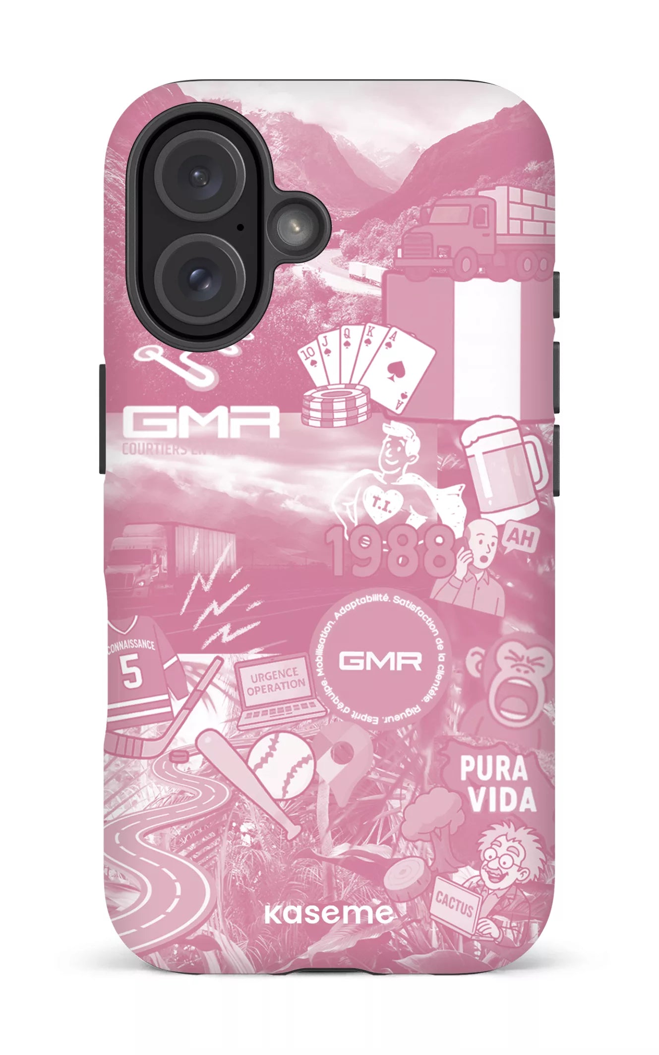 iPhone 16 Impact (Matte) GMR Collage Rose -