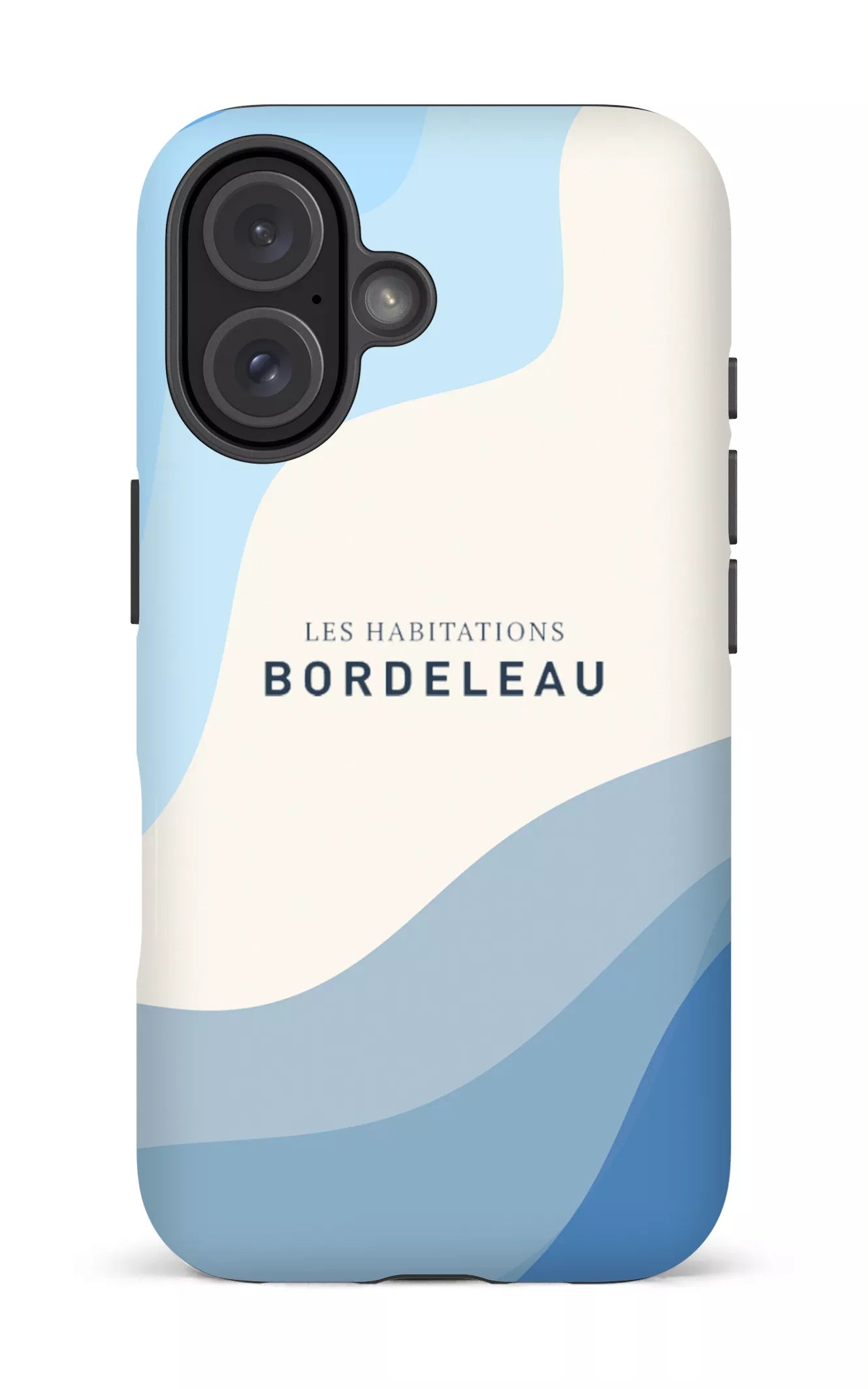 iPhone 16 Impact (Matte) HB - Bleu et Blanc -
